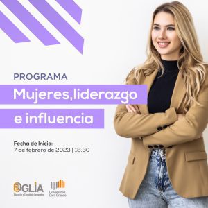 PROGRAMA MUJERES LIDERAZGO INFLUENCIA